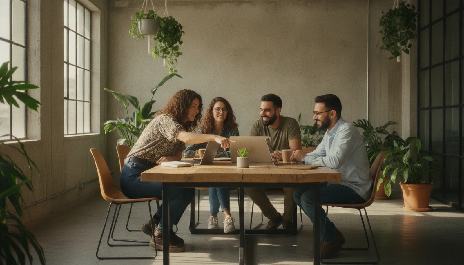 A bright creative co-working space in Beirut